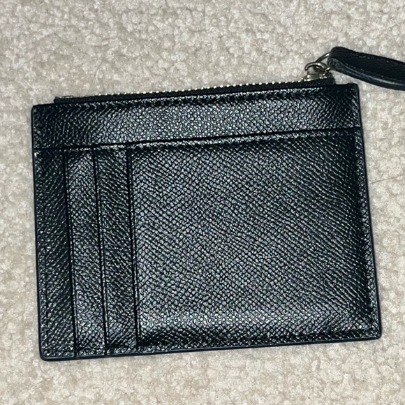 Black Card Holder Wallet - Picture 2 of 2